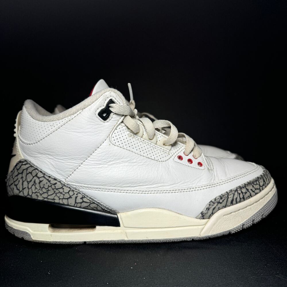 Nike Air Jordan 3 Retro White Cement Reimagined Men's Shoes - Size 8.5 - Picture 9 of 9